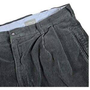 Vintage 90s Corduroy Pants Baggy 46X30 Heavy Natural Issue skater cuffed men's